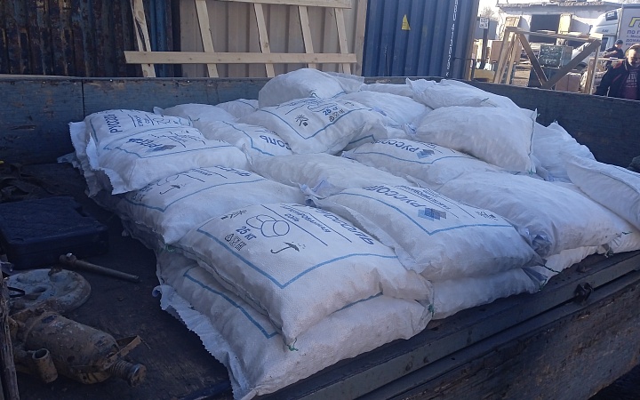 соль таблетирования в мешках по 25кг. 