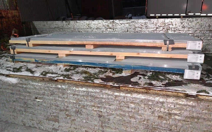 Лист оцинкованный 0,35х1250х2500мм ст.08пс ГОСТ 14918-80